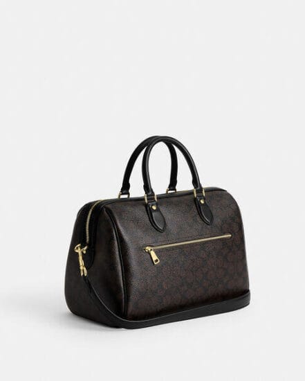 Fashion 4 Coach Rowan Large Satchel Bag In Signature Canvas