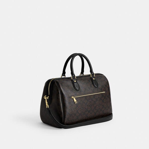 Fashion 4 Coach Rowan Large Satchel Bag In Signature Canvas