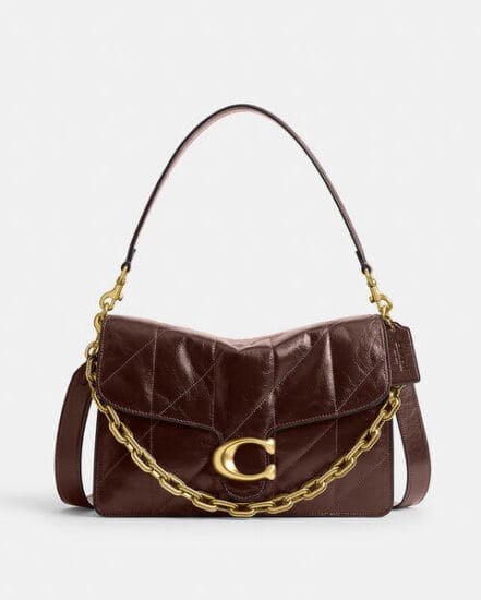 Fashion 4 Coach Chain Tabby Shoulder Bag 30 With Quilting