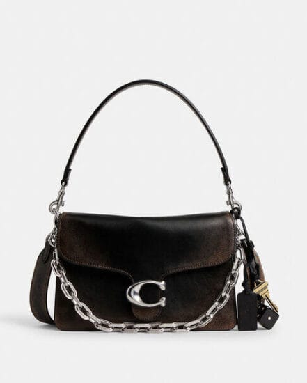 Fashion 4 Coach Chain Tabby Shoulder Bag In Loved Leather