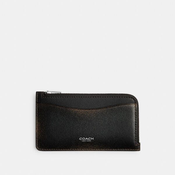 Fashion 4 Coach New York Zip Card Case In Loved Leather