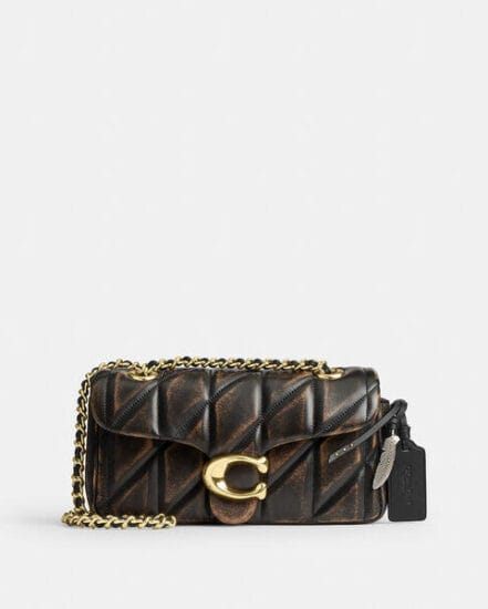 Fashion 4 Coach Tabby Shoulder Bag 20 In Loved Leather With Quilting