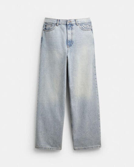 Fashion 4 Coach Baggy Denim Jeans In Organic Cotton