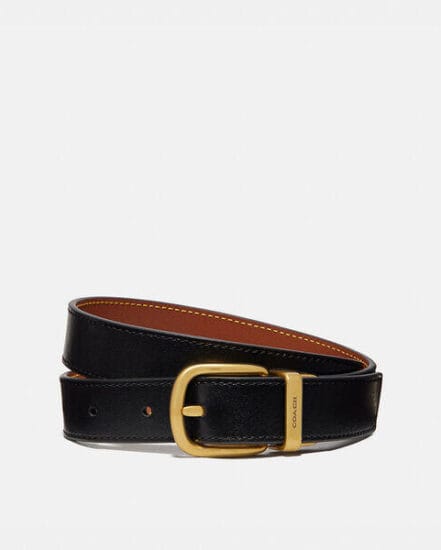 Fashion 4 Coach Harness Buckle Reversible Belt