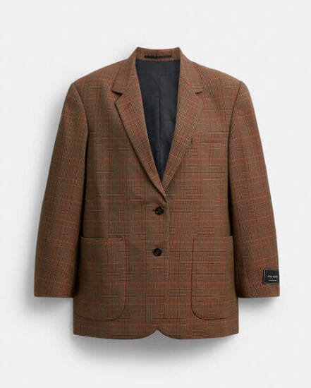 Fashion 4 Coach Oversized Single Breasted Blazer